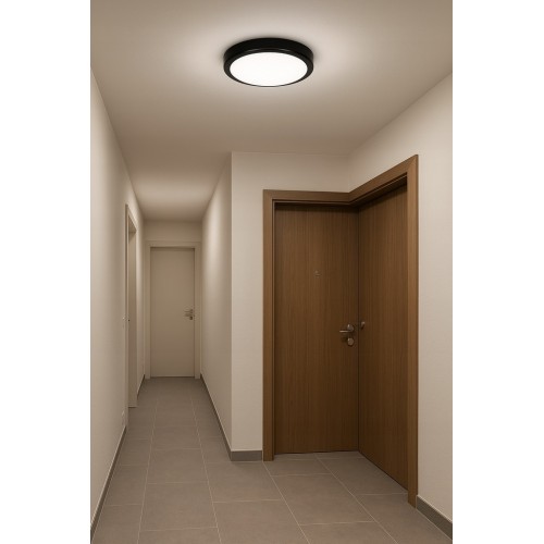 Oprawa plafon Led z czujnikiem ruchu 18W 1750lm 4K