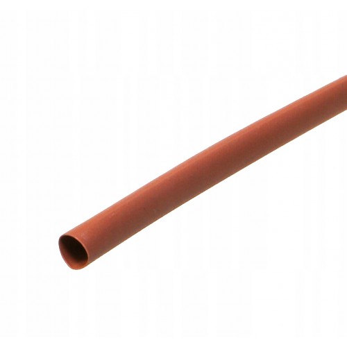 Rurka Koszulka Termokurczliwa Izolacyjna RTS 2,4/1,2mm Brązowa 1m