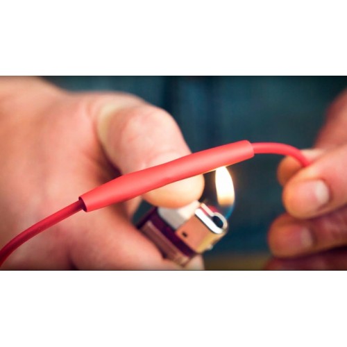 Rura Koszulka Termokurczliwa Samogasnąca Czerwona RTS 3,2/1,6 1 m