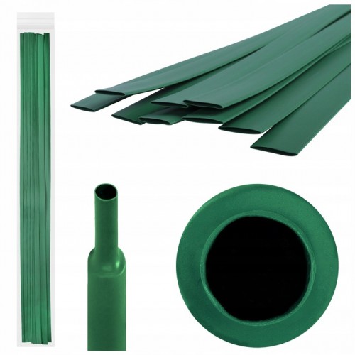 Koszulka Rurka Termokurczliwa Samogasnąca 3,2/1,6 Zielona 1m