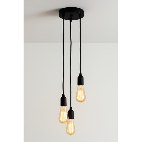 Podsufitka rozeta do lampy potrójna maskownica