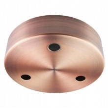 Podsufitka metal maskownica potrójna okrągła osłonka rozeta miedź