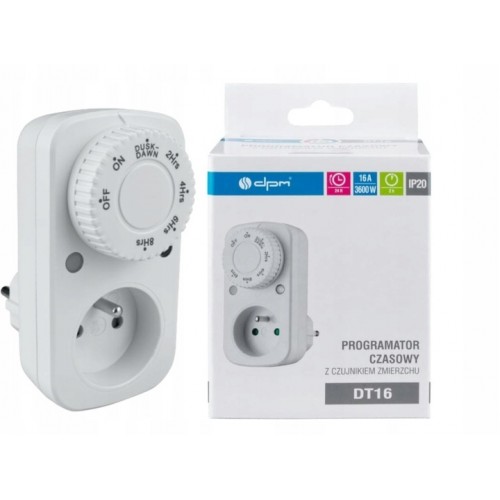 Programator czasowy analogowy czujnik zmierzchu