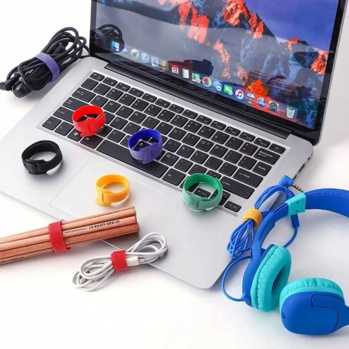 Opaski zaciskowe rzepy do kabli paski organizer