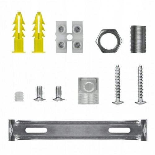 Podsufitka metalowa okrągła rozeta do lampy inox