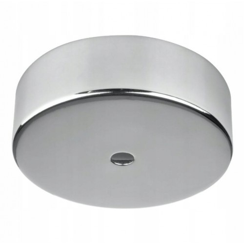 Podsufitka metalowa okrągła rozeta do lampy inox