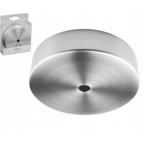 Podsufitka rozeta do lampy metal szczotkowany