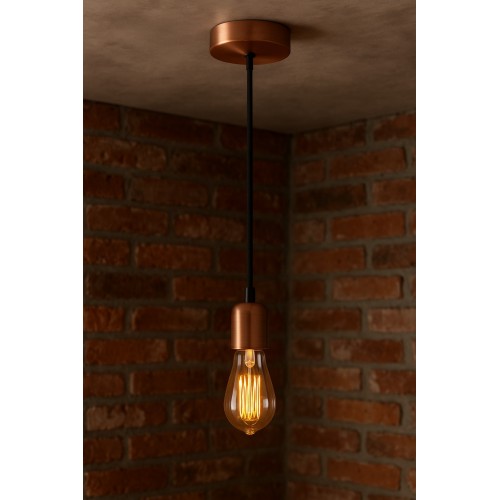 Podsufitka maskownica rozeta metalowa miedź