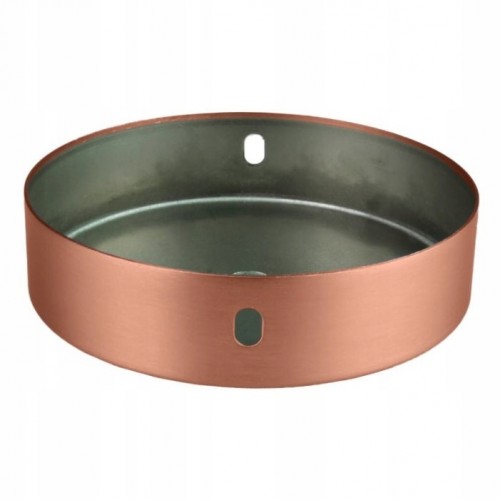 Podsufitka maskownica rozeta metalowa miedź