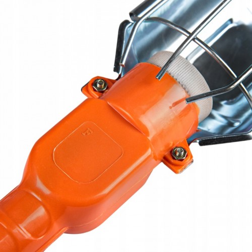 LAMPA WARSZTATOWA E27 230V Z PRZEWODEM I HAKIEM NA KABLU 5M LATARKA