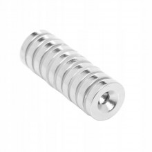Magnes Neodynowy z Otworem 14x3 mm 10 sztuk Kraft&Dele