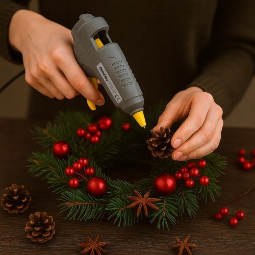 Pistolet do Kleju na Gorąco do Klejenia  Klejarka Wkłady Klejowe Kleju 42sz