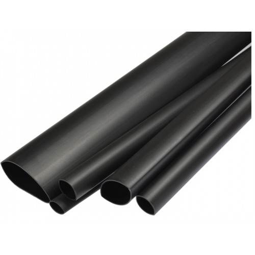 Koszulka Rurka Termokurczliwa Izolacyjna Samogasnąca 38,1/19,1 1mb Czarna