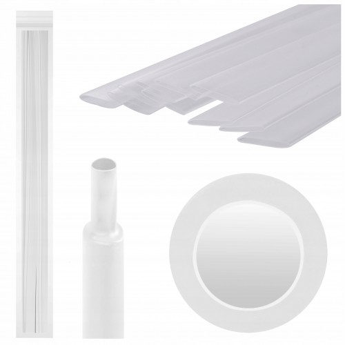 Rurka Koszulka Termokurczliwa Samogasnąca Bezbarwna RTS6,4/3,2