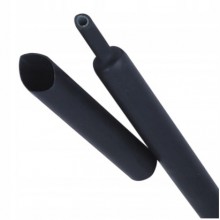 Koszulka izolacyjna rurka koszulka termokurczliwa czarna RTS-6,4/3,2 1m