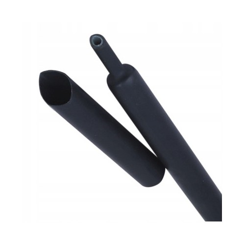 Koszulka izolacyjna rurka koszulka termokurczliwa czarna RTS-6,4/3,2 1m