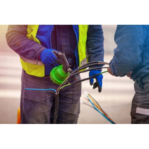 Koszulka Rurka Termokurczliwa Izolacyjna Brązowa 9,5/4,8 1mb