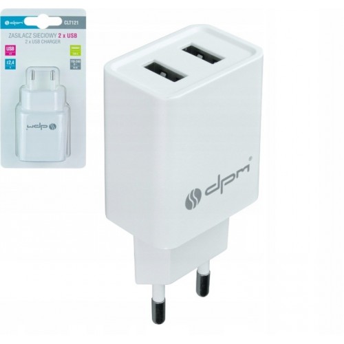 Ładowarka sieciowa zasilacz szybka mocna 2 x USB 663404