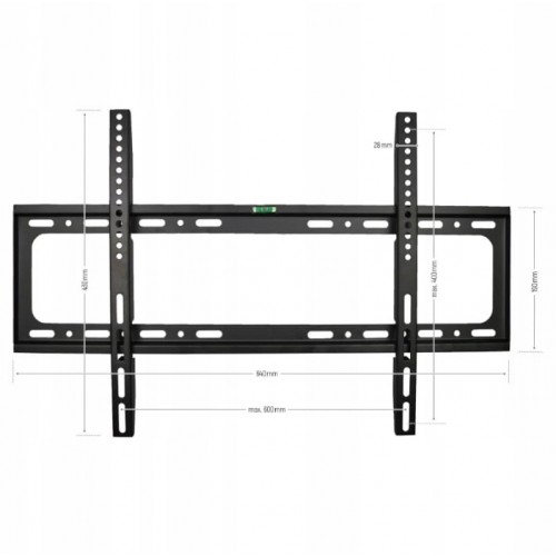 Uchwyt do telewizora wieszak TV stały 37-70" 55kg