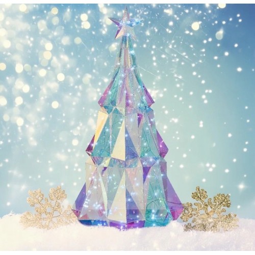 Choinka LED Holograficzna Dekoracja Świąteczna 3D Choinka z Gwiazdą 180cm