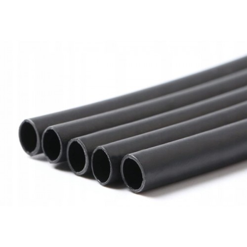 Koszulka Rurka Termokurczliwa z Klejem Gruba Czarna 115/34 1m