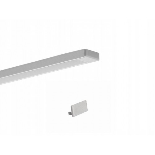 Zaślepka końcowa do profilu LED Basic szara zaślepka boczna
