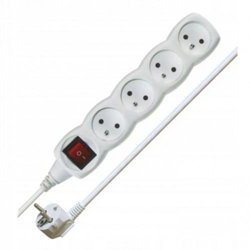 PRZEDŁUŻACZ LISTWA ZASILAJĄCA WYŁĄCZNIK UZIEMIENIE 4 GNIAZDA 5 m