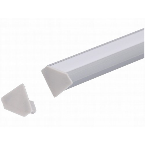 Zaślepka do profilu led Corner szara zaślepka końcowa