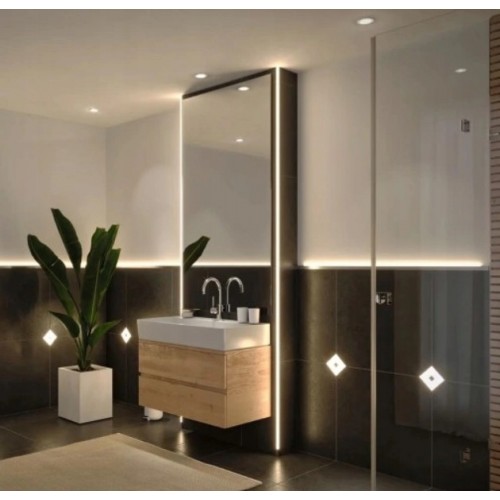 Zaślepka do Profilu LED CORNER PCV Czarna Zaślepka Końcowa