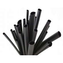 Koszulka Rurka Termokurczliwa z Klejem Czarna RTMK-8/2 1m