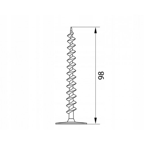 Kołki do montażu Elektro-Plast 22.198 98mm 4szt.