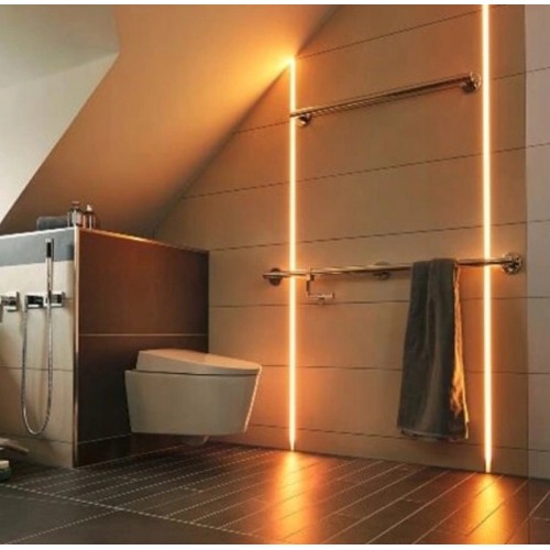 Profil LED Profil Do Taśm LED Wpuszczany GK Biały Transparentny Klosz 2m