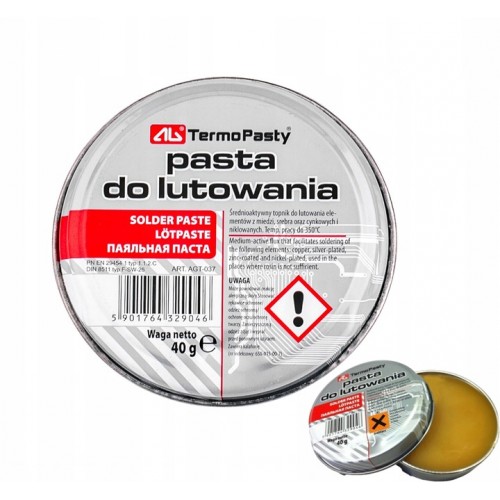 Pasta Lutownicza Topnik Pasta Do Lutowania 40g AG