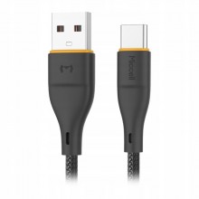 Kabel USB - USB typ C 1 m Mocny Szybki czarny