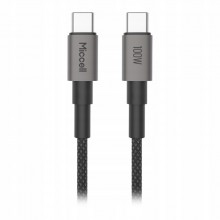 Kabel USB typ C - USB typ C 1,2 m czarny