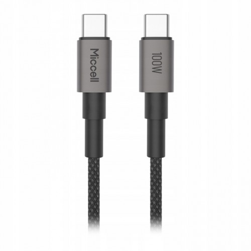 Kabel USB typ C - USB typ C 1,2 m czarny