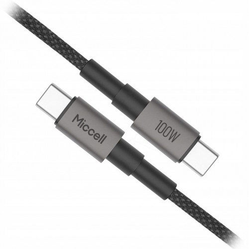 Kabel USB typ C - USB typ C 1,2 m czarny