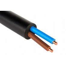 Kabel Przewód Ziemny Prądowy Kabel Energetyczny YKY 2x2,5 mm 0,6/1kV 1 m