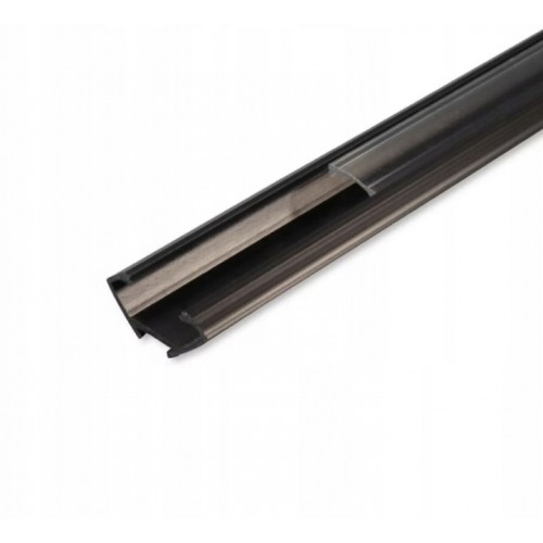 Profil Narożny LED Profil do Taśm LED Kątowy Czarny 2m