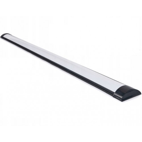 Oprawa Ścienno Sufitowa LED Metalowa Lampa LED Slim 18W 4000K Czarna