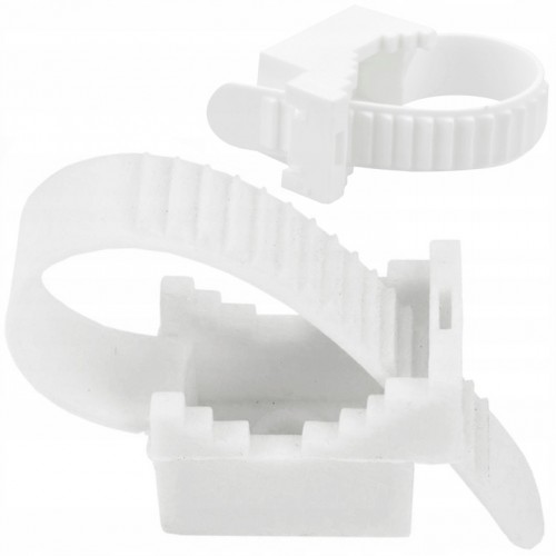 UCHWYT PASKOWY ZACISKOWY DO PRZEWODÓW KABLI  UP-50 130 mm 10 sztuk