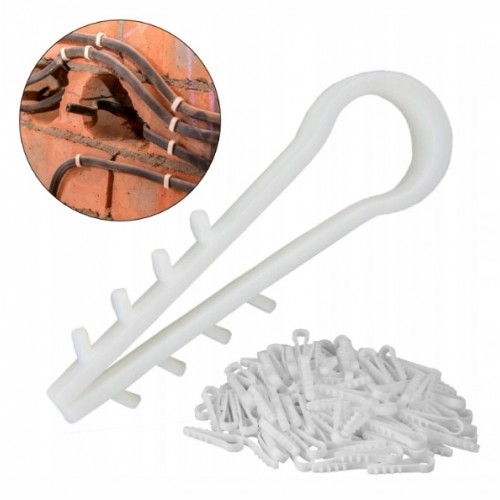 Uchwyt Kablowy Szybkiego Montażu Uchwyt do Przewodów UWO-10 do YDY 100 szt