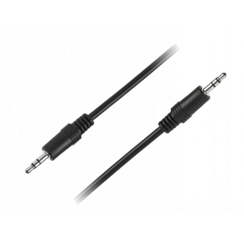 Kabel Przewód AUDIO JACK Przyłącze JACK 3,5 wtyk-wtyk AUX 1,8m Czarny