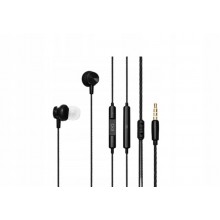 Słuchawki Dokanałowe z Mikrofonem BASS Słuchawki Przewodowe Do Telefonu