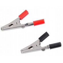 Krokodylek Złącze Banan Czerwone/Czarne