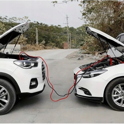 Klemy Krokodylki Zaciski Rozruchowe 500A do Prostownika Akumulatora 2 szt