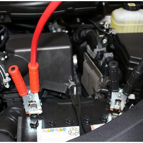 Klemy Krokodylki Zaciski Rozruchowe 500A do Prostownika Akumulatora 2 szt