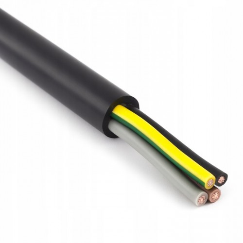 Kabel Przewód Prądowy Elektryczny OWY 4x1 mm2 H05VV-F 300/500V 1m