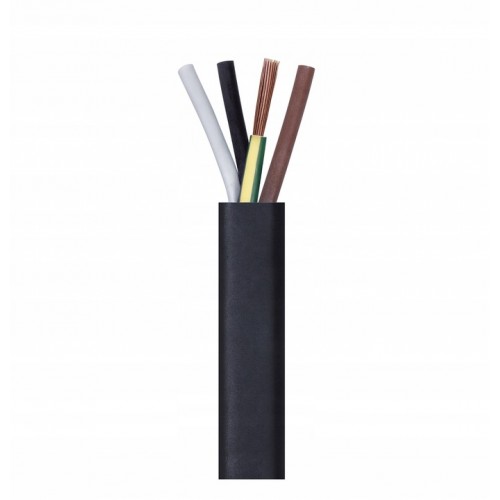 Przewód Linka Warsztatowy OWY 4x1,5 mm2 500V Czarny 1 m