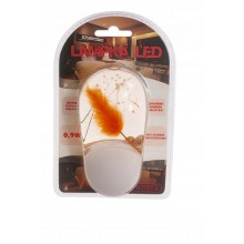 Lampka Nocna LED do Gniazdka Kontaktu Wtyczkowa LED z Czujnikiem Zmierzch